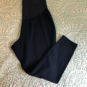 Plus Size Maternity - Navy Blue Leggings
